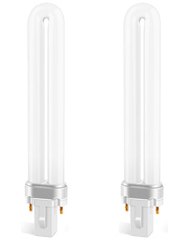 PACETAP 2-pack 9W bulbs for Dynatrap DT3009 boost attraction and easy replacement.