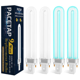 PACETAP 4-pack bulbs ready for quick Dynatrap replacement outdoors