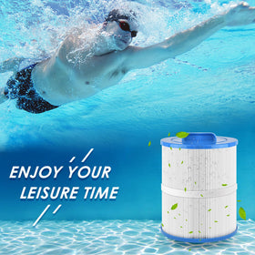PACETAP filter highlights 50 sq ft filtration area for thorough filtering