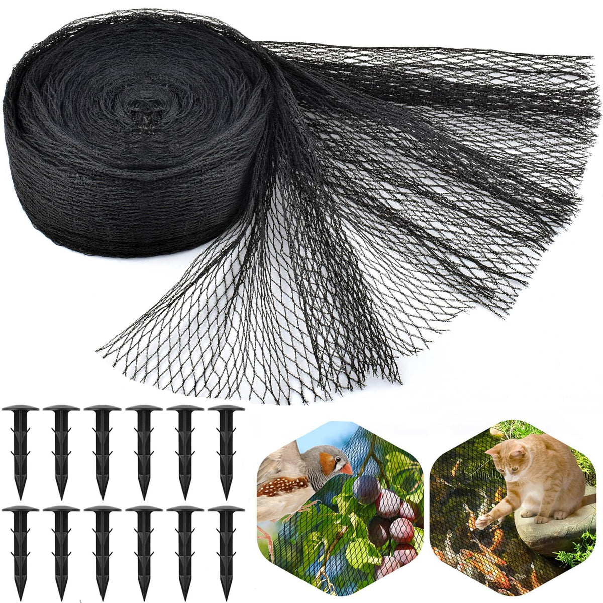 PACETAP pond netting kit protecting koi from leaves and predators