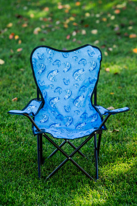 Pacific Play Tents Bass Fish Play Chair safety lock prevents accidental closing during active play