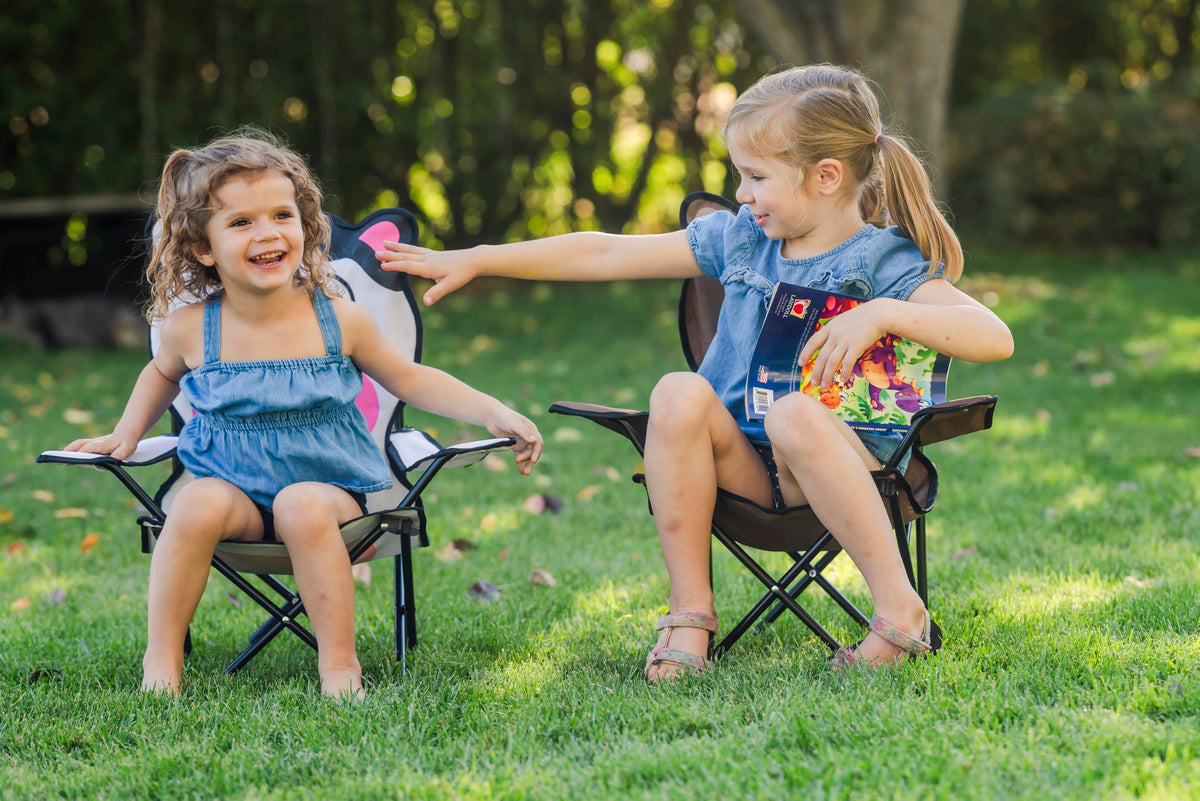 ABS textured feet prevent slipping on different surfaces during outdoor play.