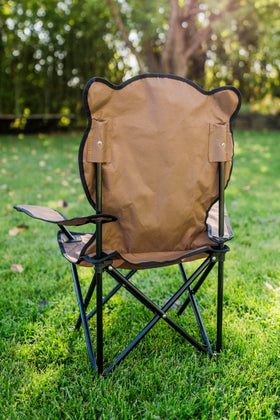 Chair holds up to 100 lbs, suitable for growing children during family outings.