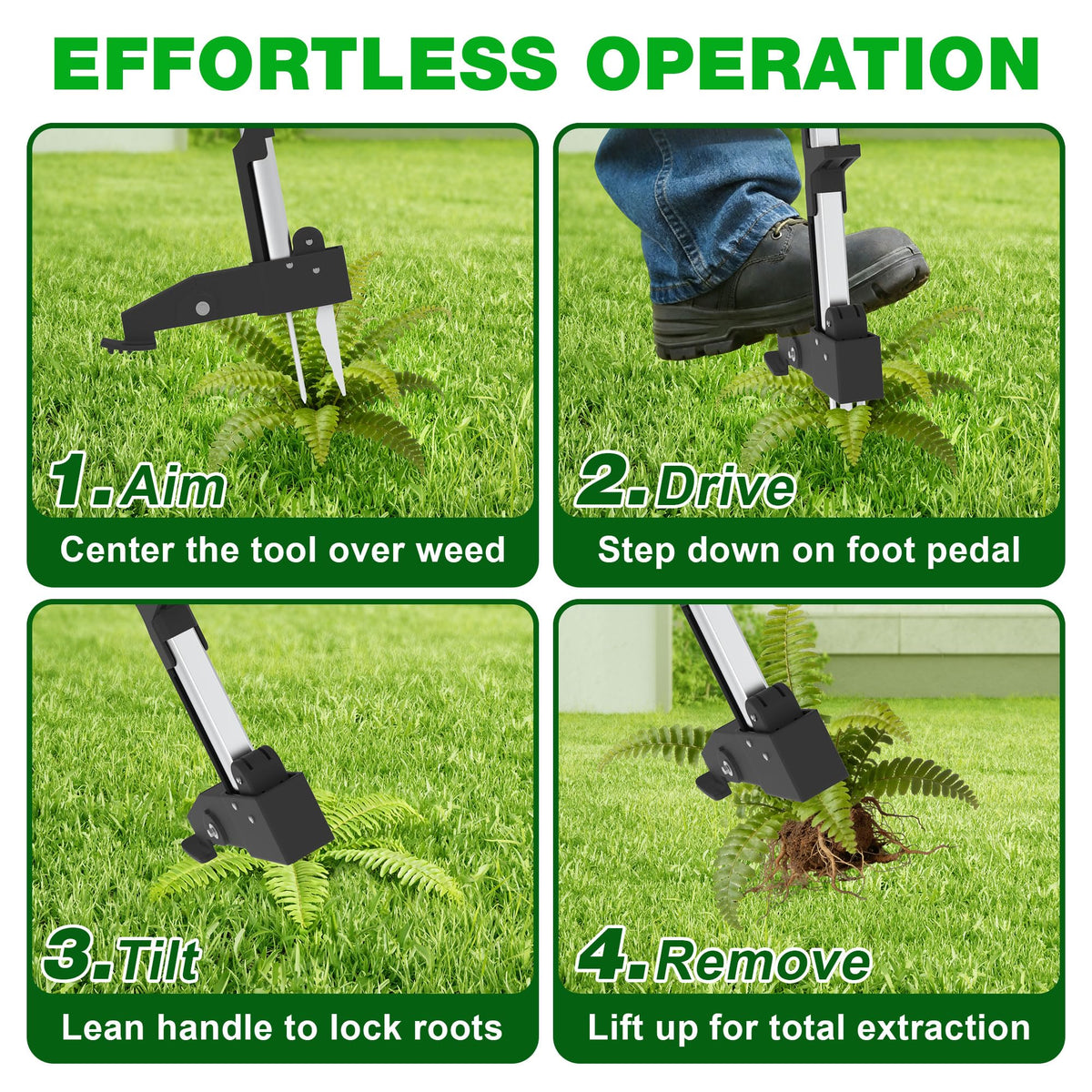 PadPure aluminum pole demonstrates durable, long-lasting construction for tough garden tasks.