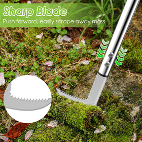PadPure carbon steel blade cuts through stubborn roots in cracks