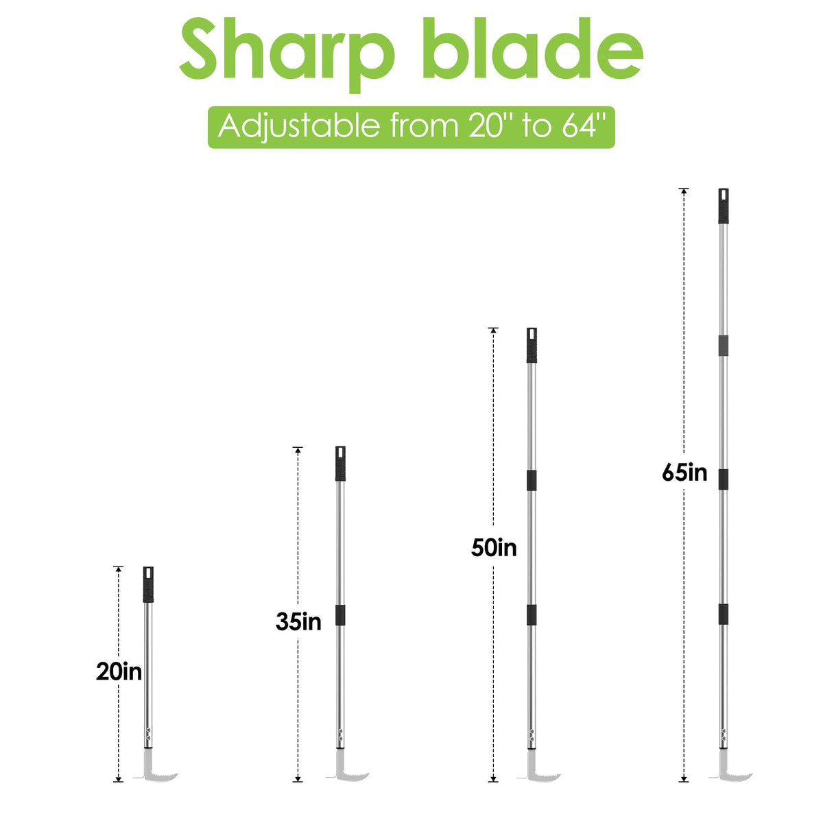 PadPure twist-lock assembly enables quick setup for yard work