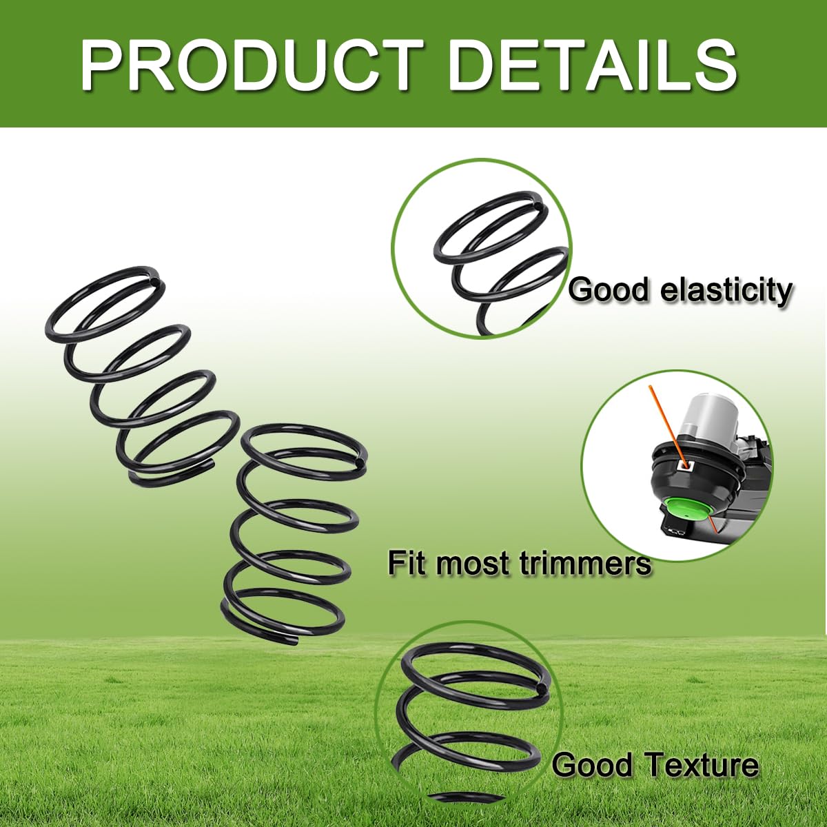 Paeiope ego trimmer head spring kit supports long-term reliability.