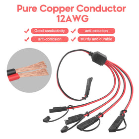 PAEKQ polarity reverse adapter enables versatile SAE connections across brands.