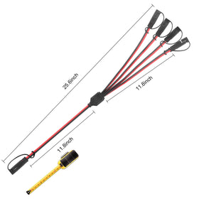 PAEKQ SAE extension 2ft highlights compact length for flexible solar setups.
