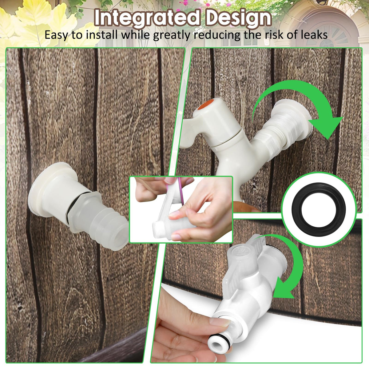 PAETAE rain barrel top mesh protects debris from collected water