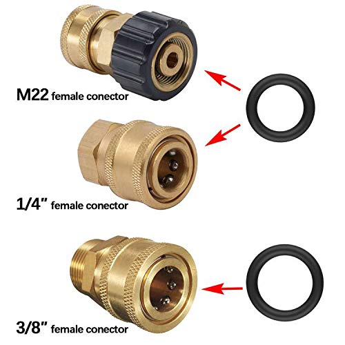 PAGOW M22 quick-connect o-rings maintain tight connections and reduce leaks.
