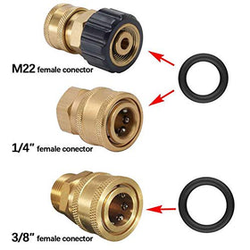 PAGOW M22 quick-connect o-rings maintain tight connections and reduce leaks.