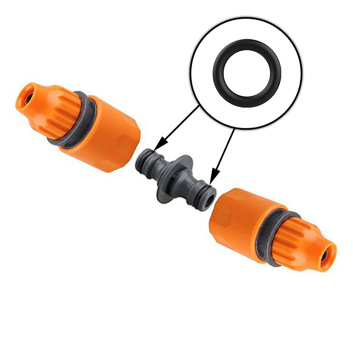 PAGOW o-ring in use on spray wand seals joints during operation.
