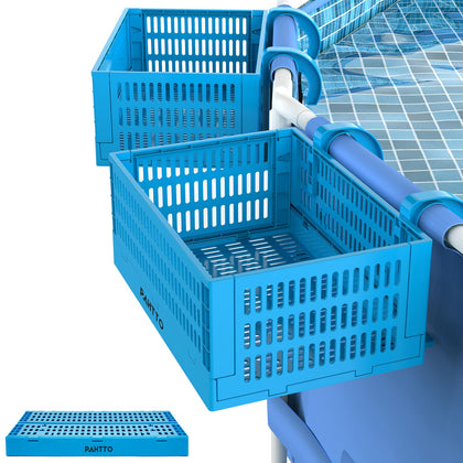 PAHTTO XL poolside storage basket setup for easy organization by the pool