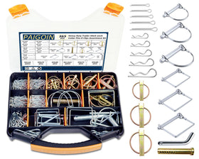 PAIGOIN 365PCS kit packaging shows a complete hitch pin set for quick selection.