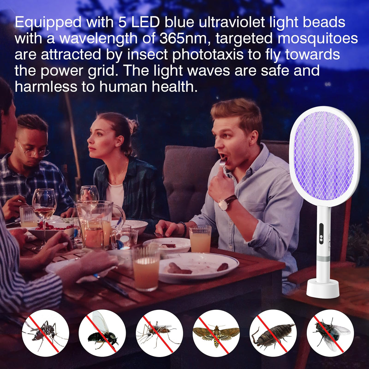 PALONE fly swatter is suitable for indoor and outdoor pest control.