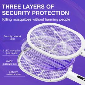 Safety-first design of the PALONE swatter minimizes accidental contact.