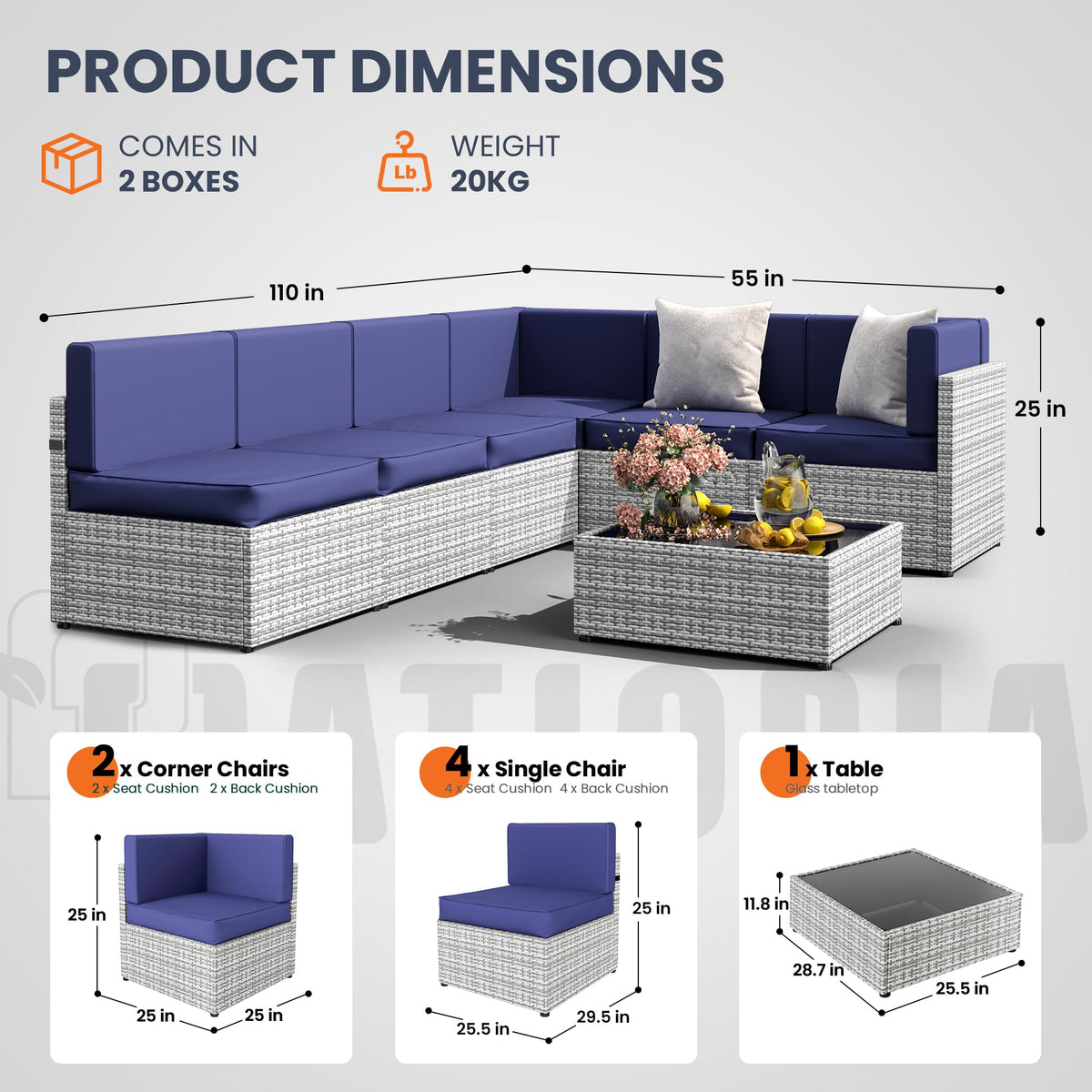 Pamapic modular seating arrangement showing configurable layouts