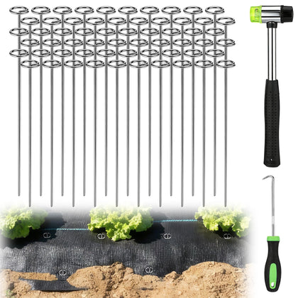 PAMASE 12-inch circle-top landscape stake for steady driving and edging.