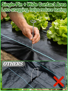 PAMASE 60-piece circle-top stake kit for quick installations.