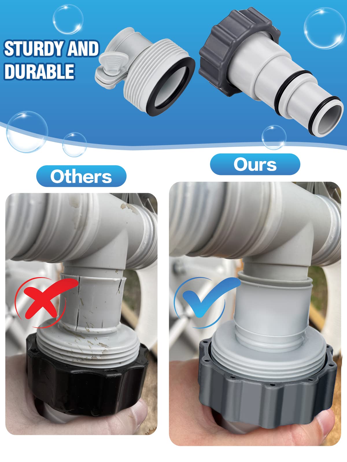 PAMASE compatibility with Intex pumps simplifies upgrading pool filtration