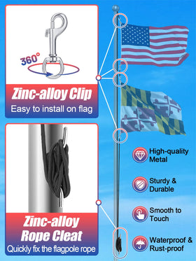 Pamase zinc alloy hardware resists rust, ideal for rainy days.