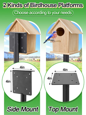 PAMASE rust-proof metal pole with black coating for outdoor durability.