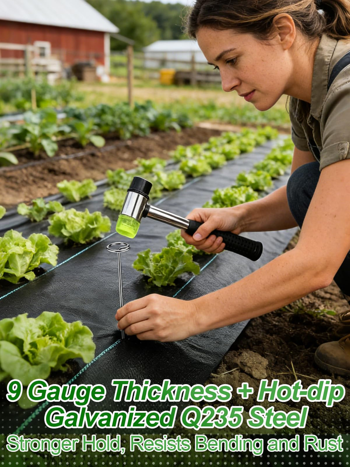 PAMASE stakes along sod seams for neat, durable seams