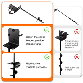 Pamofuper anchors install quickly with the drill nut sleeve.
