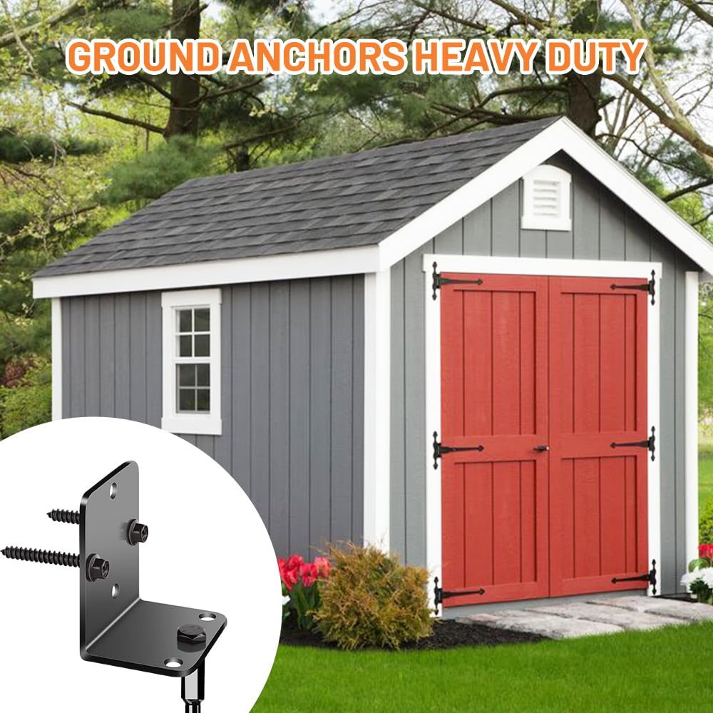 Pamofuper ground anchors prevent movement of play structures.