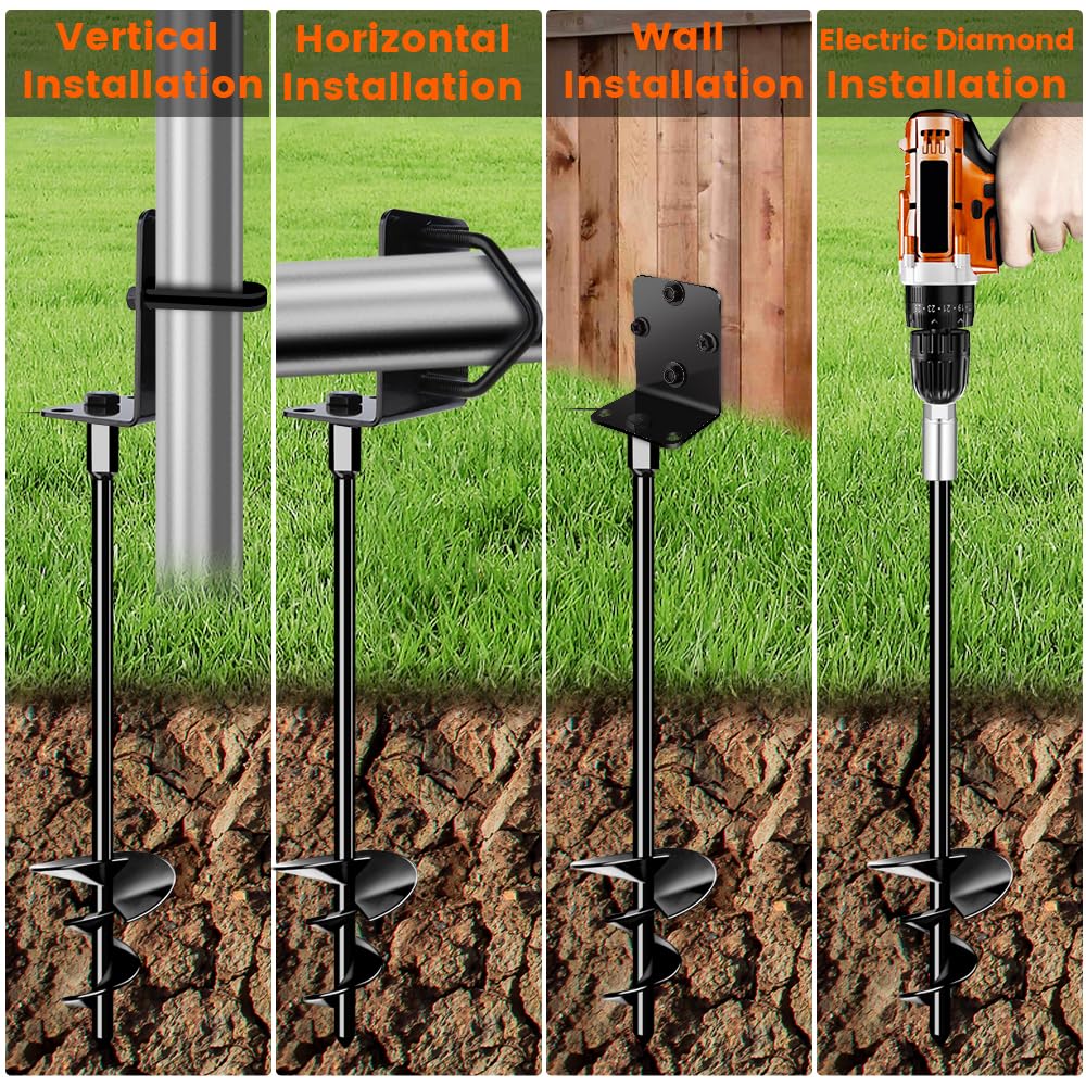 Pamofuper heavy-duty stakes resist weather and wind.