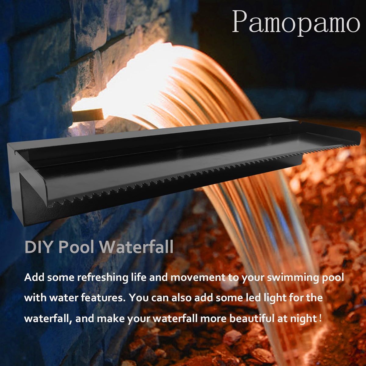 Pamopamo outdoor pool decor elevates poolside aesthetics