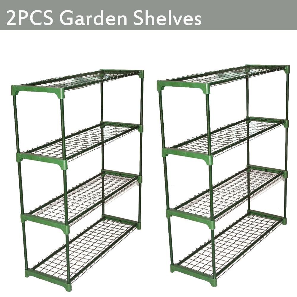 Panana free-standing garden shelving unit ideal for walk-in greenhouses and utility rooms.