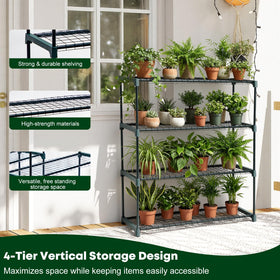 Panana shelving with 8 kg capacity per shelf, durable storage for tools.