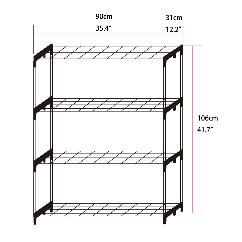Panana walk-in greenhouse shelves optimize space and reach for everyday gardening tasks.