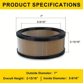 Panari 24-083-03 installation is quick and tool-free for Kohler engines