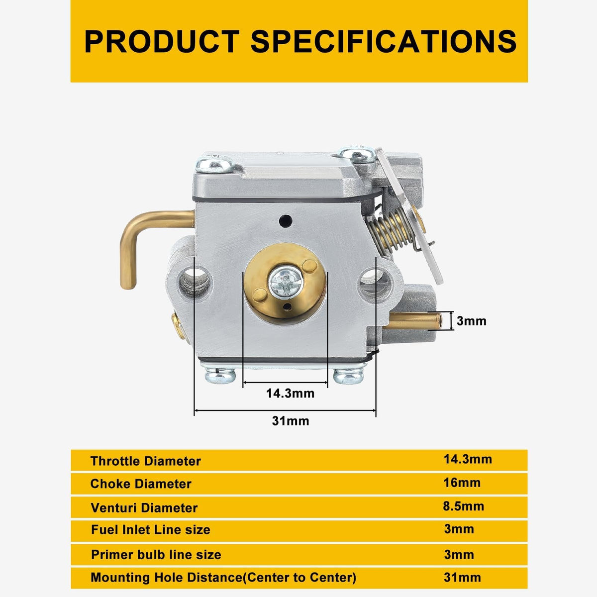Panari Bolens BL410 carburetor kit for steady performance on tillers.