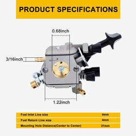 Panari brass materials and anodized carburetor close-up showing durability under heat and wear.