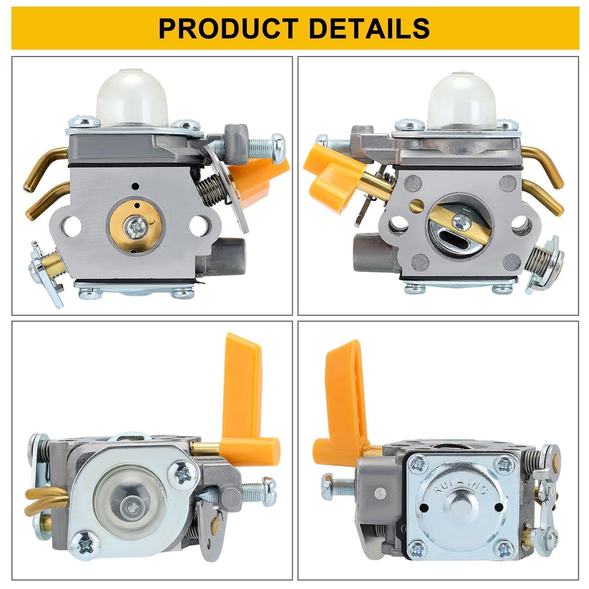 Panari CS26 carburetor packaging with tools and gaskets included for repair work.