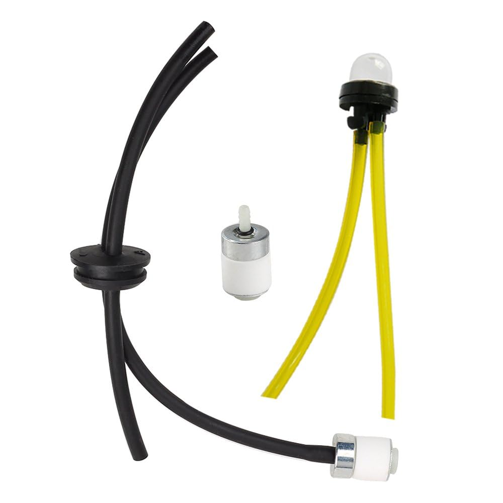 Panari fuel line assembly with primer bulb for Toro models ensures easy starts.