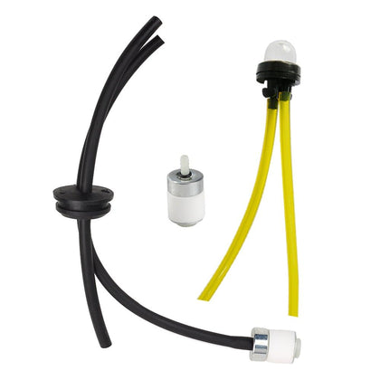 Panari fuel line assembly with primer bulb for Toro models ensures easy starts.