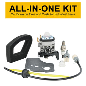 Panari GX35 carburetor mounted on a trimmer for practical use