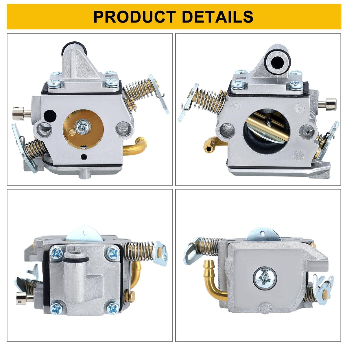 Panari MS170 carburetor kit includes fuel and oil filters for complete swap