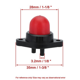 Panari primer bulb six-pack front view for easy inventory replacement