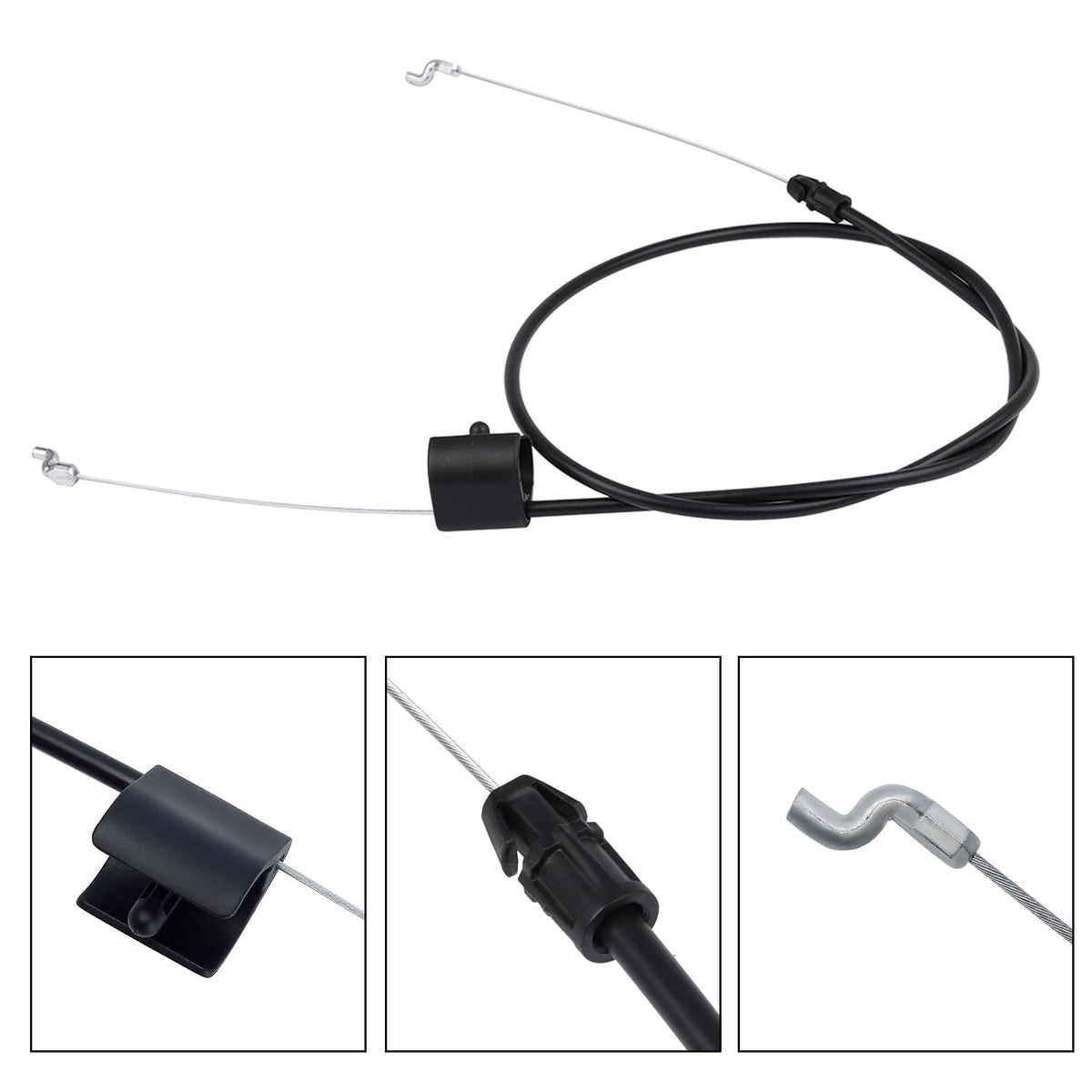 Panari engine zone cable in action delivers crisp throttle response during mowing.