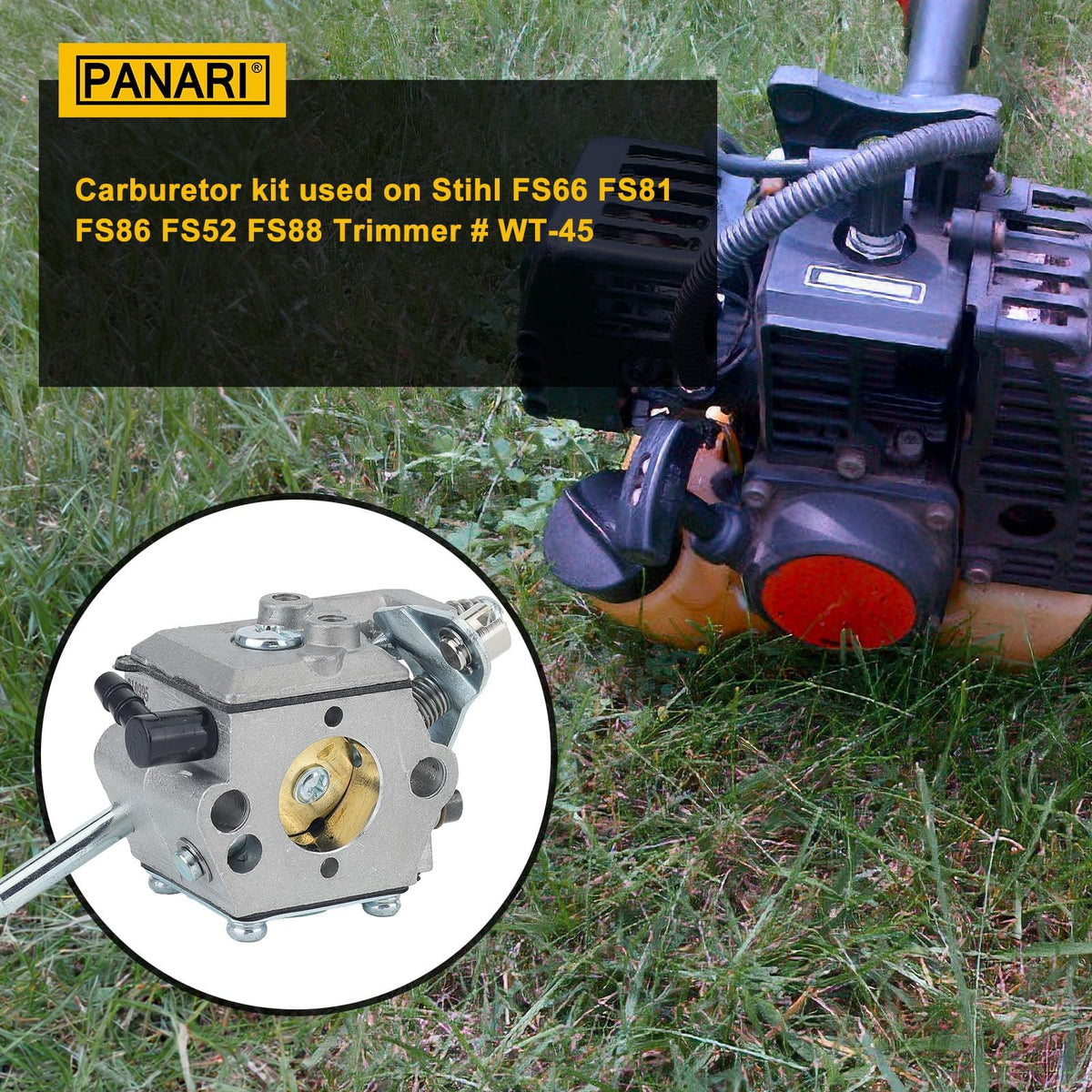 Panari WT-45A kit included for FS66 ensuring quick setup