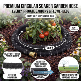 Pangda two-pack garden hoses for multi-zone watering in the yard