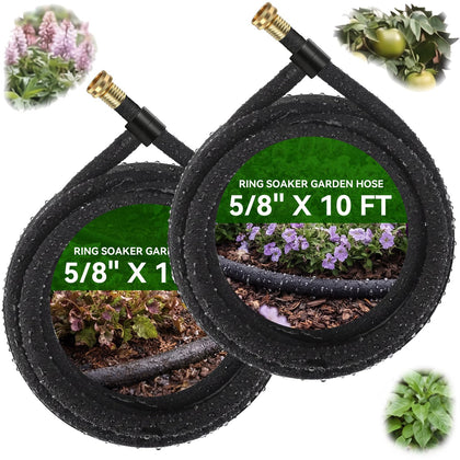 Pangda ring soaker garden hose around plants for targeted watering