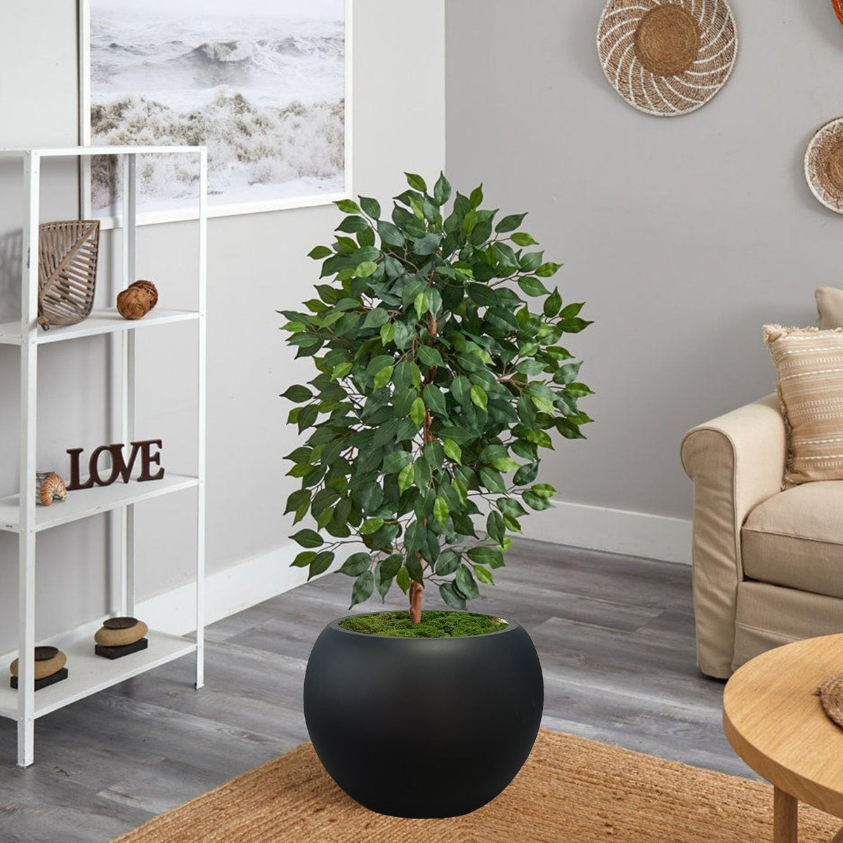 Panlaolao handmade magnesium-oxide planter withstands frost and UV exposure