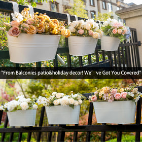 pansparade rail planter with detachable hook detail for easy placement